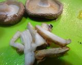 菊菜と椎茸の小鉢作り方3写真
