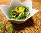 菊菜と椎茸の小鉢作り方7写真