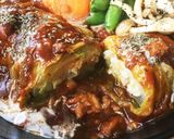 焼売で作る ロール白菜 デミグラス作り方8写真