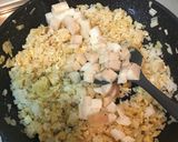 山藥香菜炒飯(山芋とパクチーチャーハン)作り方7写真