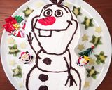 クリスマス!キャラケーキ☆アナ雪 オラフ作り方6写真