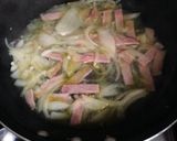 うどん乾麺でカルボナーラ！簡単コツあり。作り方6写真
