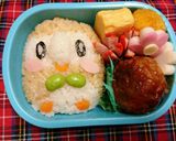 ポケモン弁当☆モクロー☆キャラ弁作り方23写真