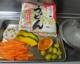冬至の七草de天婦羅うどん~♪作り方1写真