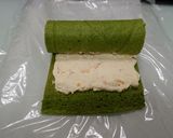 Xmas★ほうれん草のブッシュドノエル作り方26写真