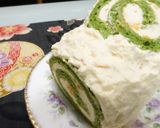 Xmas★ほうれん草のブッシュドノエル作り方29写真
