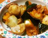かぼちゃと里芋の煮物♪作り方7写真