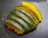 レンジで簡単！かぼちゃマキマキ(ゆず)作り方2写真