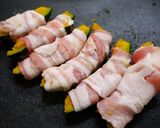 レンジで簡単！かぼちゃマキマキ(ゆず)作り方3写真