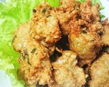 鶏ミンチとレンコンつくねの素揚げ♪作り方9写真