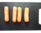 スクランブルエッグホットドッグ作り方1写真