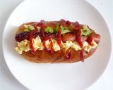 スクランブルエッグホットドッグ作り方8写真