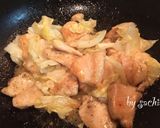 鶏むね肉とキャベツの甘味噌マヨ炒め♪作り方6写真
