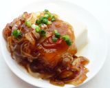 豆腐のかにかまとしめじあんかけ作り方7写真