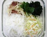 ラー油&マヨ和え鰹たたきと野菜のサラダ作り方3写真