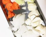 うどんスープの素でけんちん汁-QC使用-作り方2写真