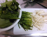 ほうれん草と桜えびのバター炒め作り方1写真