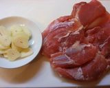 チキンソテー◇ガーリック梅ソース作り方1写真