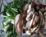 わけぎの柚子胡椒焼きそば作り方1写真