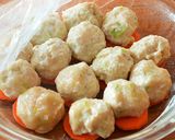 里芋が入った鶏団子のクリーム煮作り方5写真