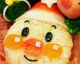 キャラ弁♡クリスマスにアンパンマンサンタ作り方5写真