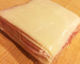 簡単おつまみ 生ハムとチーズのボーダー作り方4写真