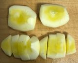 調味料なし？！さつまいものレモン煮作り方2写真
