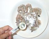 卵あんかけサラダ♪海老とほうれん草・簡単作り方5写真