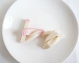 おせち料理　紅白かまぼこの飾り切り作り方5写真