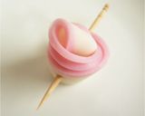 おせち料理　紅白かまぼこの飾り切り作り方7写真