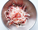 かにかまとしめじのあんかけ　和風オムレツ作り方6写真