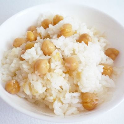 まめごはんページ ひよこ豆ご飯 by liqueur☆ 【クックパッド】 簡単おいしい