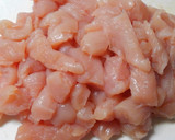 簡単！白菜と鶏ささみ肉 甘酢味の炒め煮♪作り方5写真
