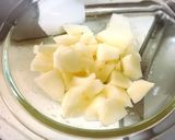 離乳食初期　ブレンダーで梨とかリンゴ作り方1写真