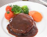 肉汁ジュワ~ふっくらジューシーハンバーグ作り方18写真