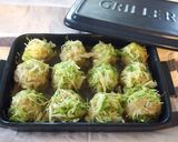 グリラーで　レンジで簡単　キャベツ焼売作り方4写真