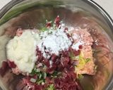 ふわっ、こりっ、砂肝入り鶏つくね作り方2写真