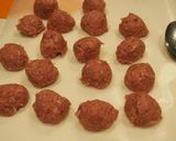 かさ増し茄子入りミートボール作り方7写真