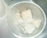 フライパンで簡単☆鱈のミートチーズ焼き作り方2写真