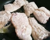 フライパンで簡単☆鱈のミートチーズ焼き作り方5写真