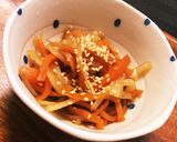 5分チン♪大根と人参の皮のきんぴら作り方4写真