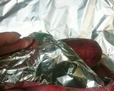 オーブンでねっとり甘い焼き芋★アルミだけ作り方1写真