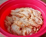 チキンでクリスマス！鶏もも肉の白菜煮作り方1写真