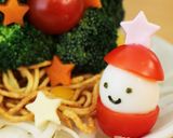ノンフライヤー♪揚げ麺クリスマスサラダ作り方4写真