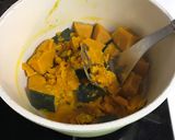 かぼちゃとレーズンのサラダ作り方1写真