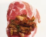 チョチョイと♪豚肉のキムチまきまき♪作り方1写真
