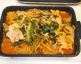 レンジで簡単　野菜たっぷり豚キムチ作り方5写真