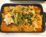レンジで簡単　野菜たっぷり豚キムチ作り方5写真