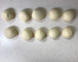 手ごねで 雪だるまパン作り方6写真