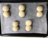 手ごねで 雪だるまパン作り方9写真